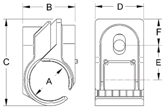 BICON-Prysmian-Aluminium-Hook-Cable-Cleat-371-AA-Series