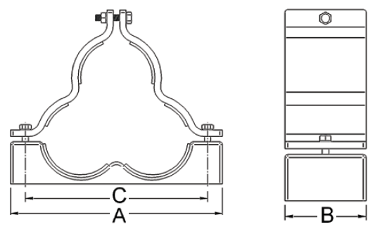 BICON-Prysmian-Aluminium-Orion-Cable-Cleat-Shaped-376SR-376SE-Series